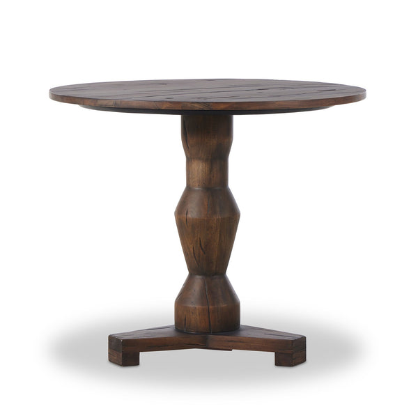 Rivi Large End Table In Antique Belgium Bleach