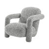 Maverick Boucle Accent Arm Chair, Speckled White