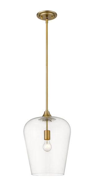 Joliet 1 Light Pendant in Olde Brass Finish