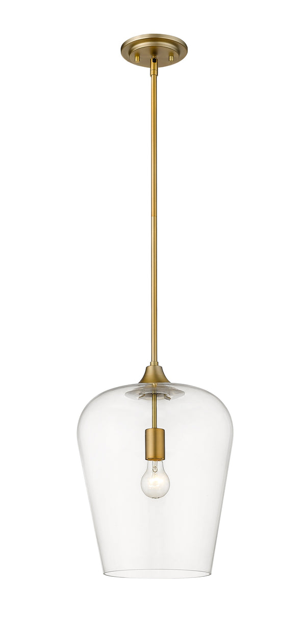 Joliet 1 Light Pendant in Olde Brass Finish