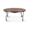 Eiffel 41" Hammered Leg Coffee Table