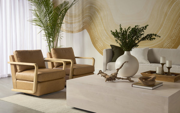 FREZCO COFFEE TABLE - SQUARE - LIGHT OAK