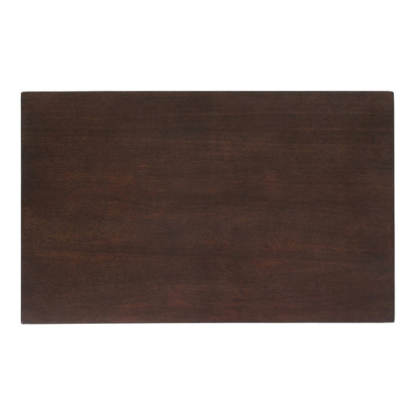 Callan KD Nightstand/Side Table 2 Drawers, Dark Walnut