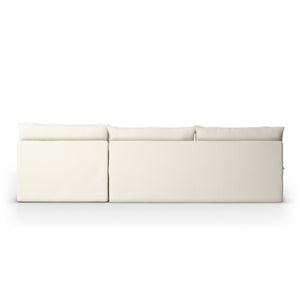Grant Outdoor 2 Pc Sectional In Faye Cream