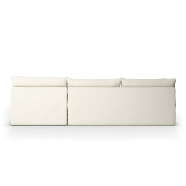 Grant Outdoor 2 Pc Sectional In Faye Cream