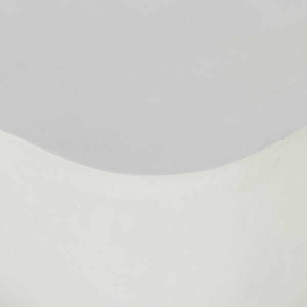 Basil Square Outdoor Coffee Table In White