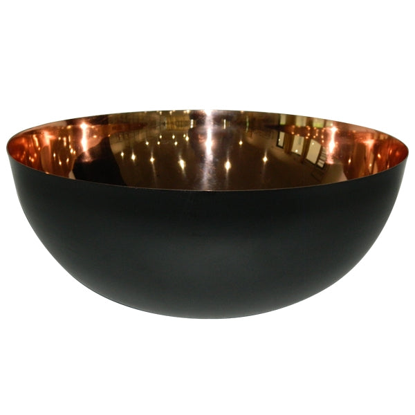 Medium Stainless Steel Bowl Copper/Black