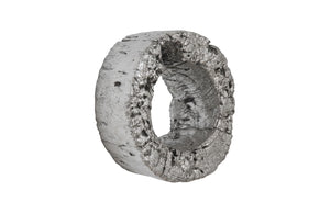Cast Eroded Wood Circle Wall Tile