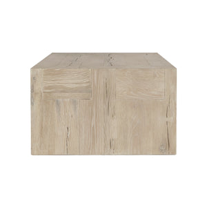 Bristol Solid Wood Coffee Table - Aged Cream Finish