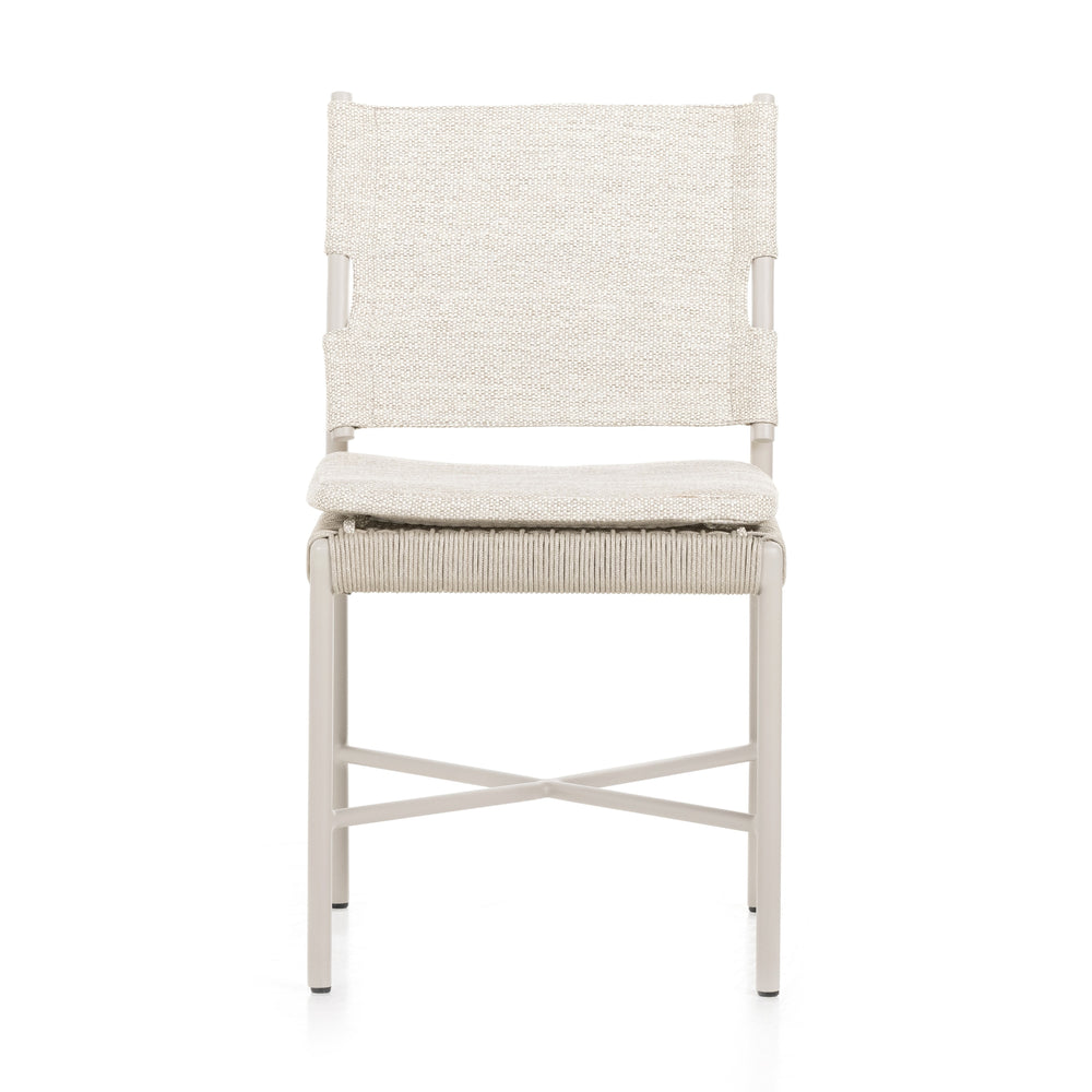 Miller Outdoor Dining Chair In Dove Taupe