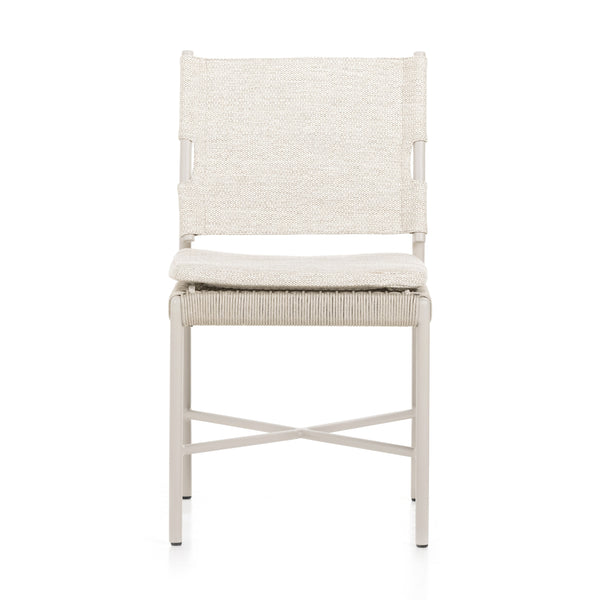 Miller Outdoor Dining Chair In Dove Taupe