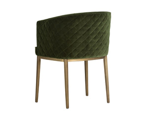 Cornella Dining Chair - Forest Green