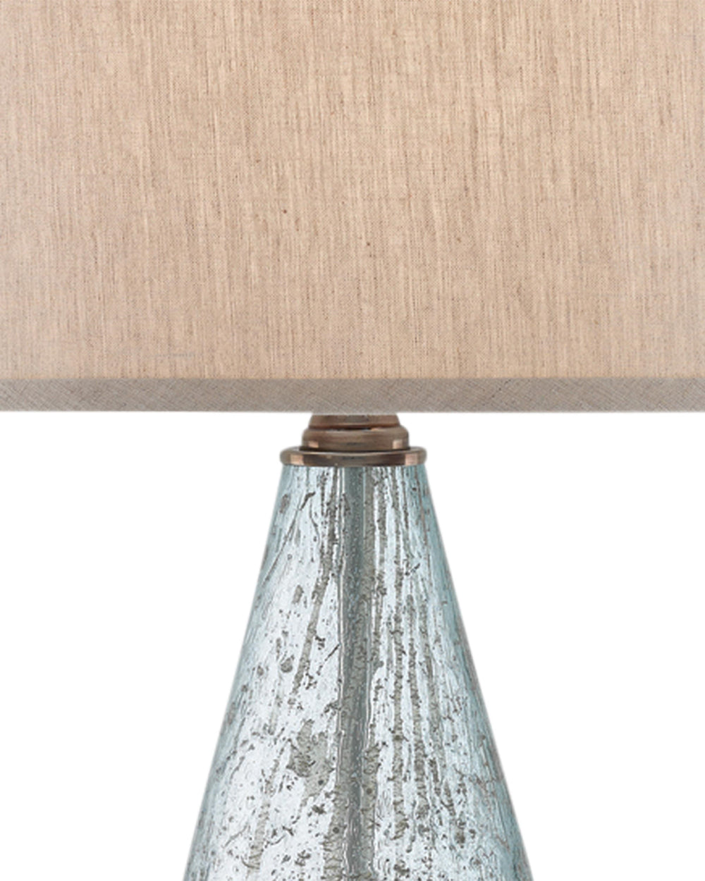 Optimist Table Lamp In Pale Blue Speckle