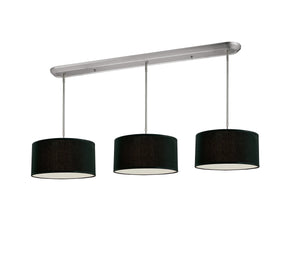 Albion 9 Light Island/Billiard  in Brushed Nickel Finish