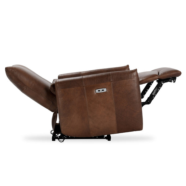 Thaya Leather Power Recliner with Adjustable Headrest