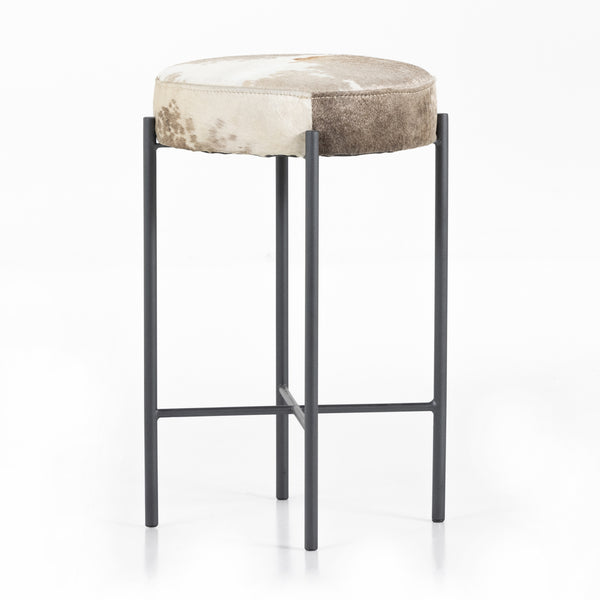 Nocona Stool In Speckled Hide In Counter