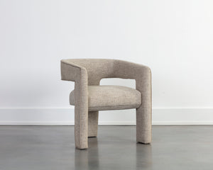 KRASNER DINING ARMCHAIR - RHAPSODY SAND