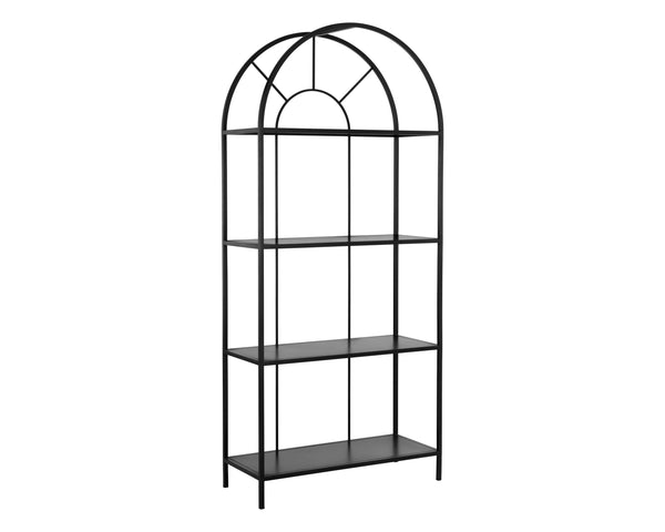 ALCOVE BOOKCASE - BLACK