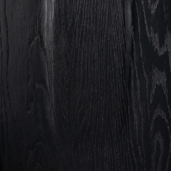 Gregory Dining Chair In Black Oak