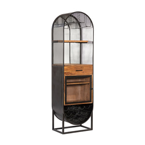 Roswell 23" Width Iron and Mango Wood Bar Counter