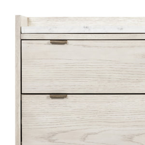 Viggo Tall Dresser In Vintage White Oak