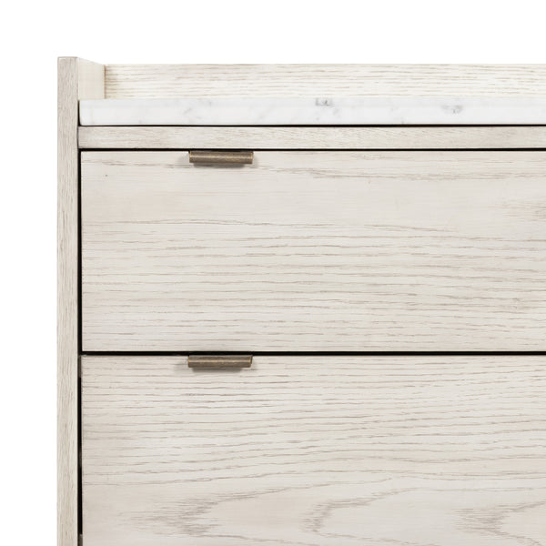 Viggo Tall Dresser In Vintage White Oak