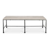 River Coffee Table with Botticino Marble