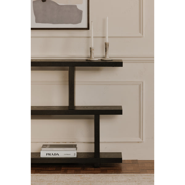 Miri Shelf Small Black Ash Veneer