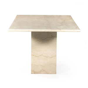 Arum Dining Table In Cream Marble