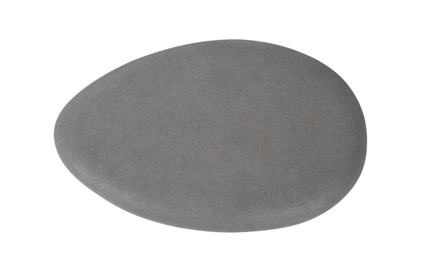 River Stone Coffee Table, Charcoal Stone, Large