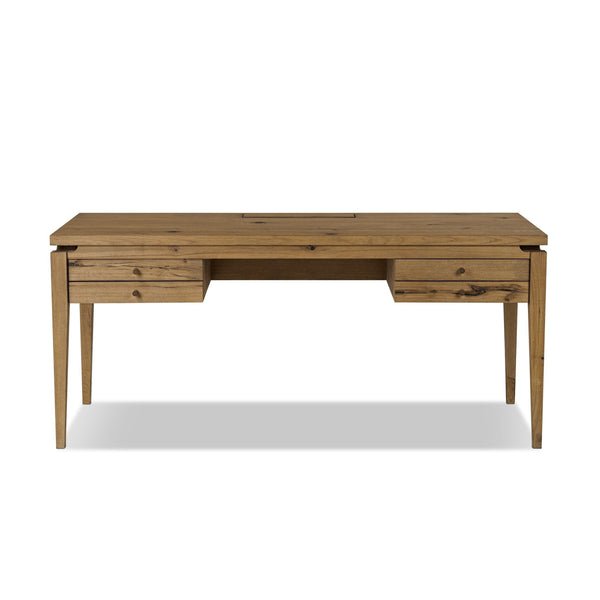 Bergstrom Desk - Warm Natural Oak Veneer
