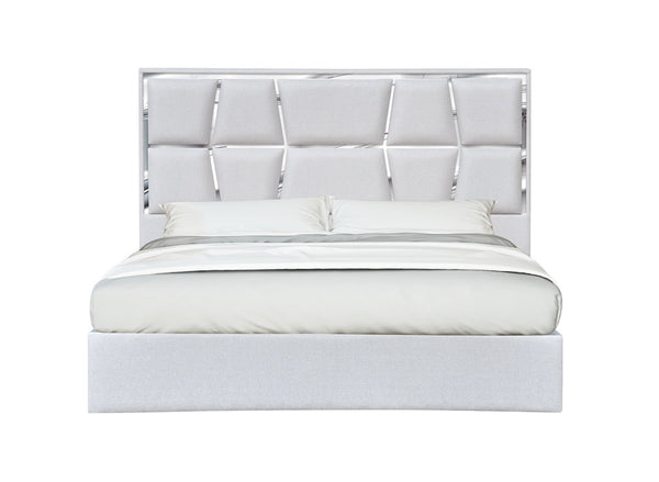 Degas Queen Bed in Silver Grey