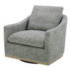 Moe's Linden Swivel Chair in Slated Moss