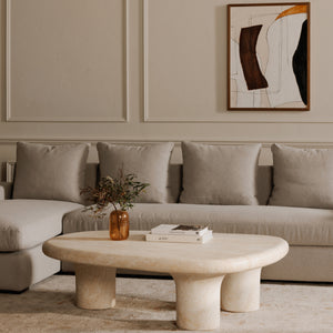 Thomas Right Sectional Grey with Feather Blend
