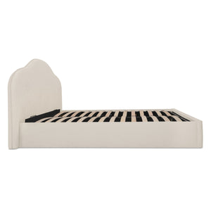 Moe's Maggie Queen Storage Bed in Cream