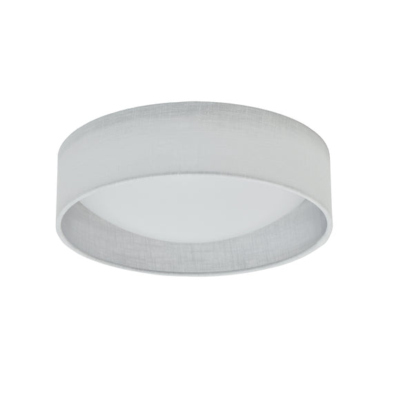11" LED Flush Mount, White Shade