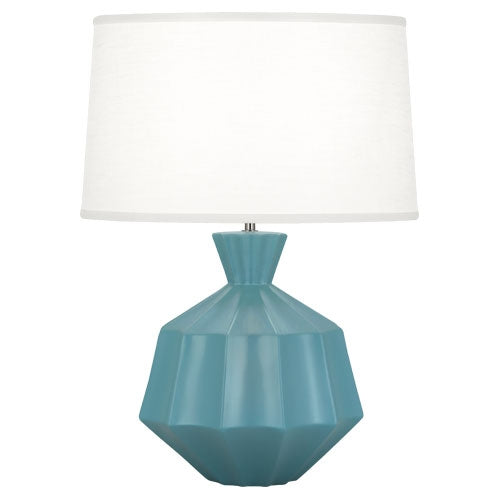 Matte Steel Blue Orion Table Lamp