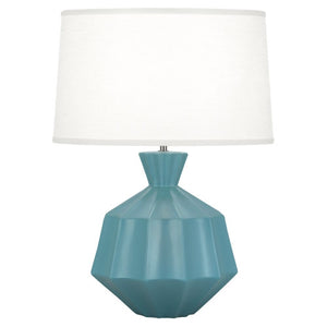 Matte Steel Blue Orion Table Lamp