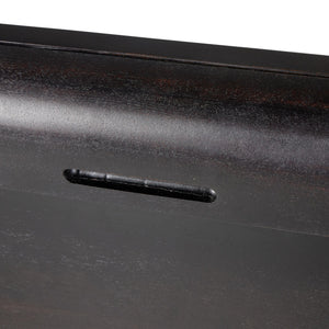 Lorik Desk - Worn Black Acacia