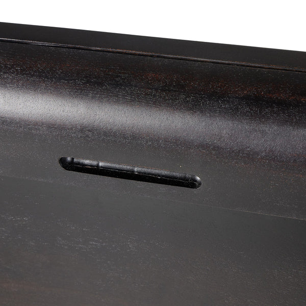 Lorik Desk - Worn Black Acacia
