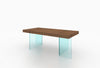Bruggen Modern Dining Table-Walnut