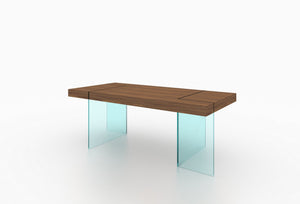 Bruggen Modern Dining Table-Walnut