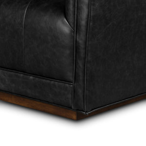 Kiera Swivel Chair In Sonoma Black