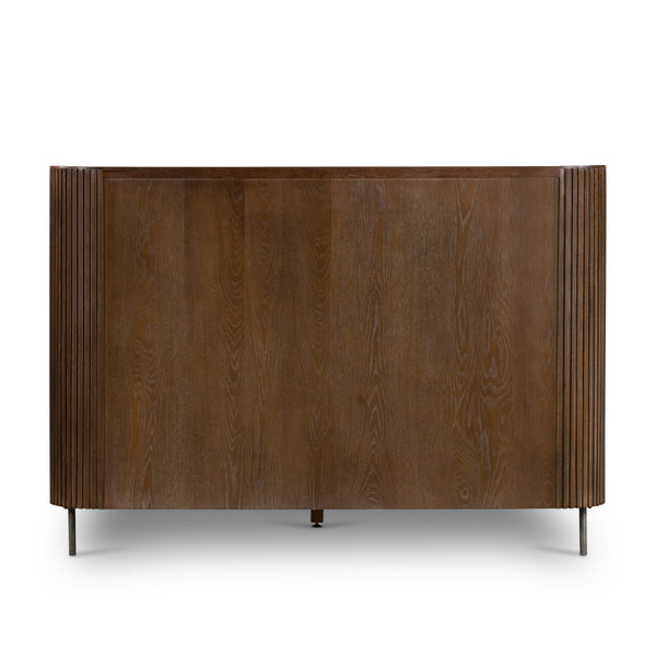 Fletcher Bed In Terra Brown Oak In Queen