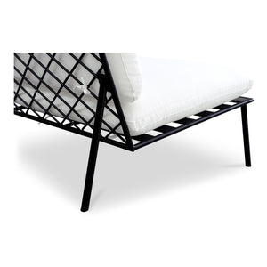 Moe's Salma Outdoor Accent Chair in White