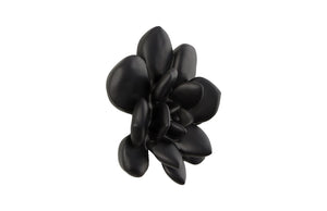 Laui Succulent Wall Art, Smallooth Matte Black