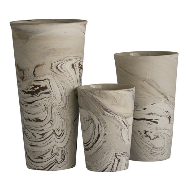 Agateware Vase, set/3