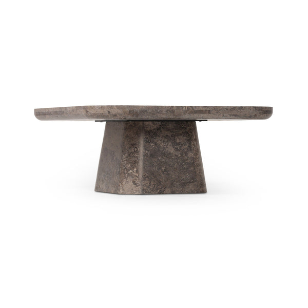 Zane Coffee Table - Warm Grey Marble
