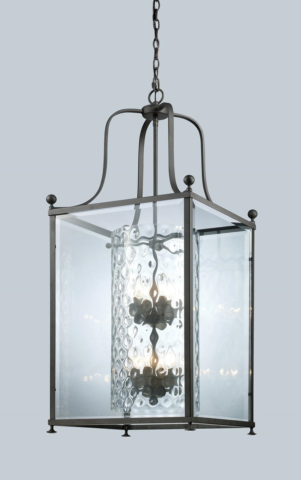 Fairview 8 Light Pendant in Bronze Finish