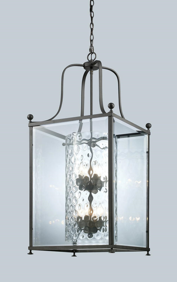 Fairview 8 Light Pendant in Bronze Finish